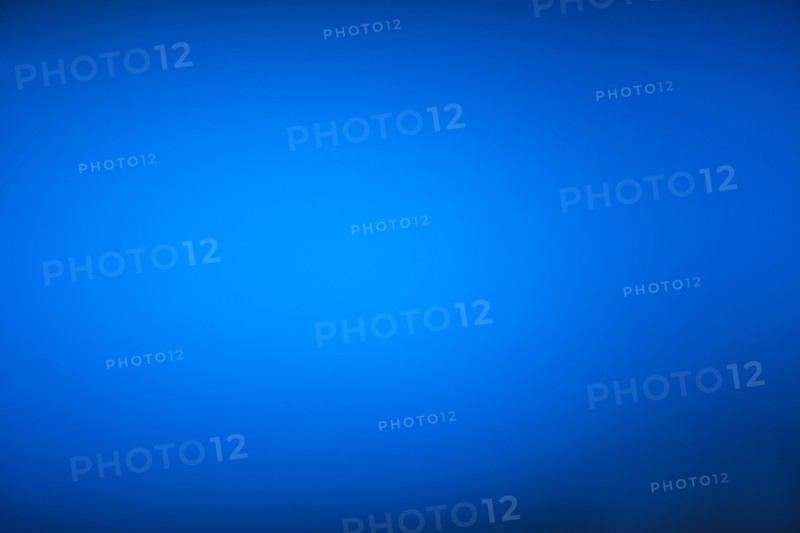 Turquoise background.