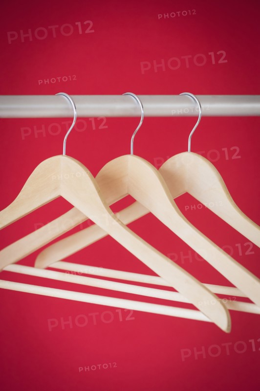 Studio shot of hangers. Photo: Daniel Grill