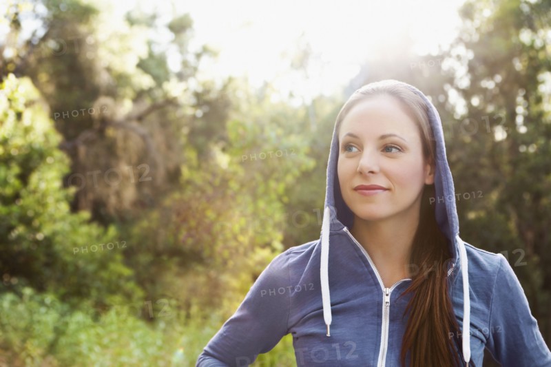 Portrait of woman in tracksuit. Photo: Sarah M. Golonka