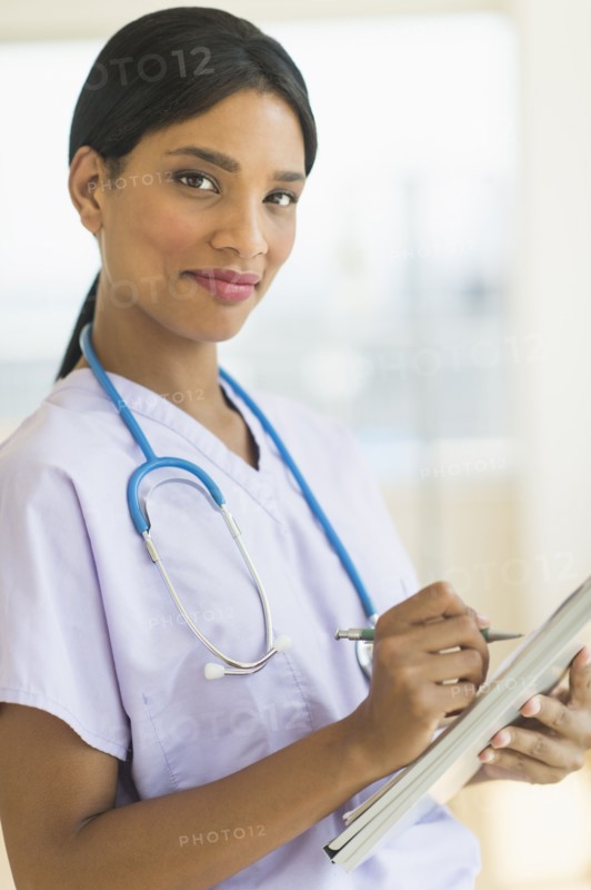 Portrait of female doctor.