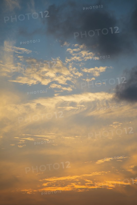 Sunset sky.