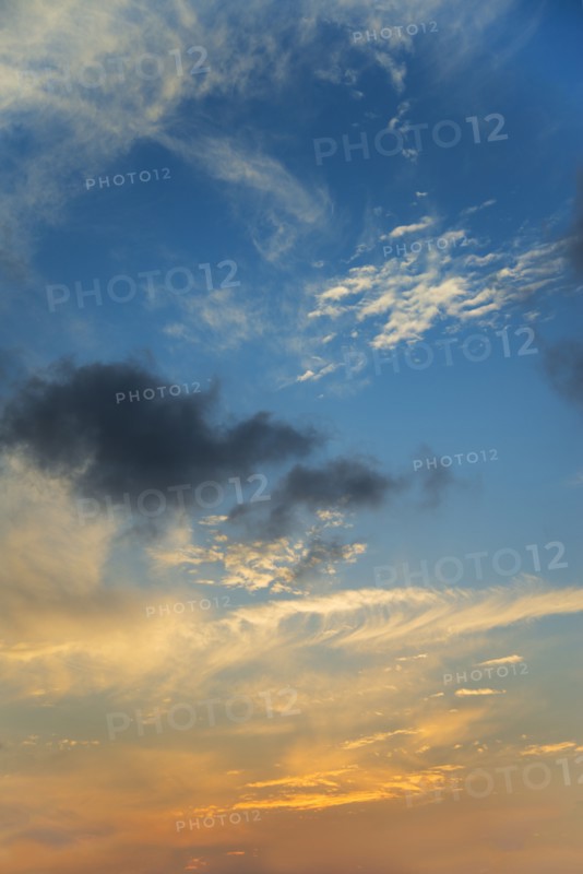 Sunset sky.