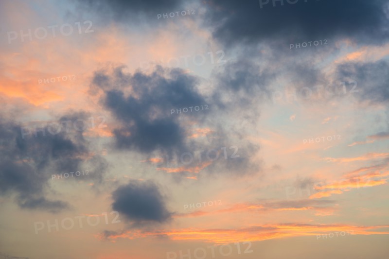 Sunset sky.