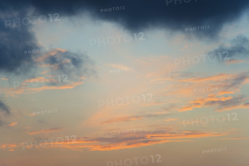 Sunset sky.