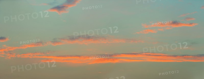Sunset sky.