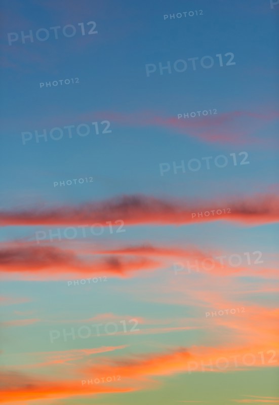 Sunset sky.