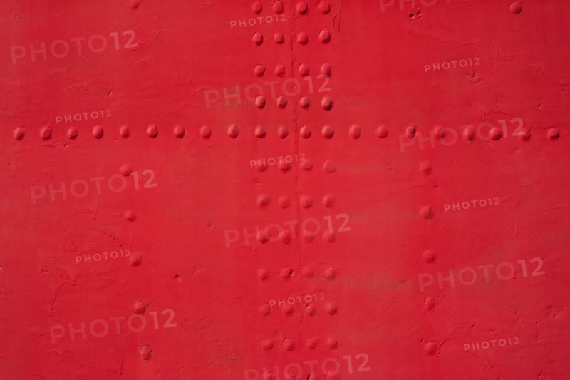 Detail of red tugboat.