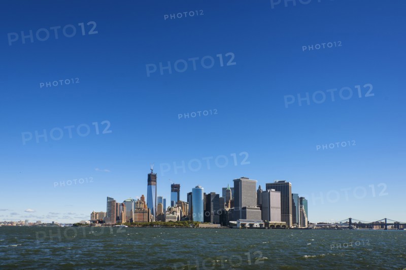 Panoramic view of Lower Manhattan.