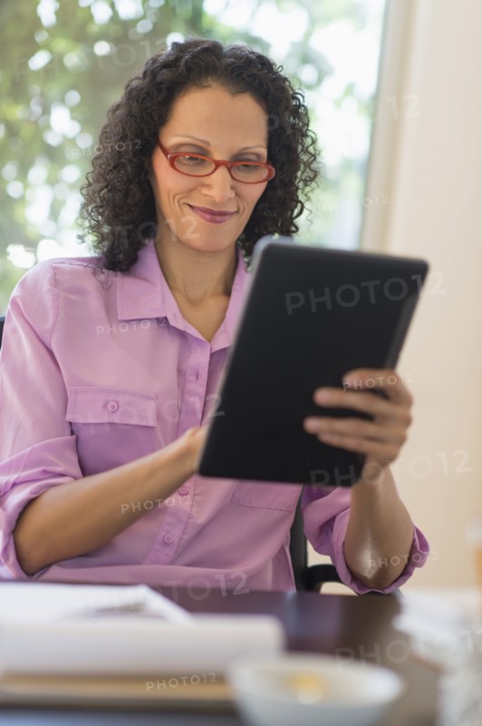 Woman working in office.