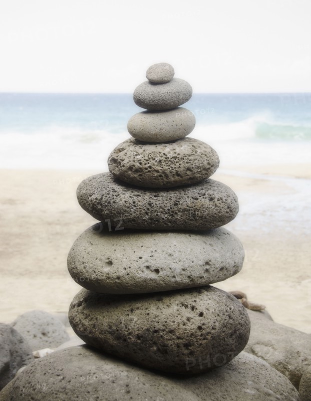 Stack of pebbles. Photo: Jamie Grill
