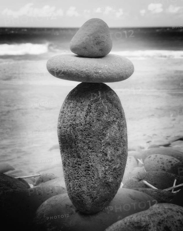 Stack of pebbles. Photo: Jamie Grill