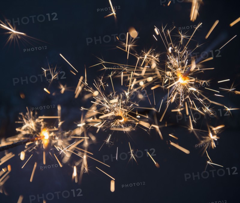 Studio shot of sparkler. Photo: Jamie Grill