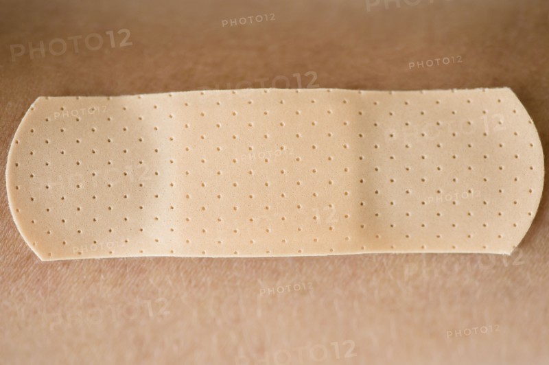 Studio shot of adhesive bandage. Photo: Jamie Grill
