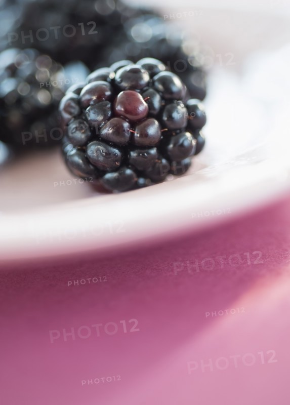 Blackberries on plate. Photo: Daniel Grill