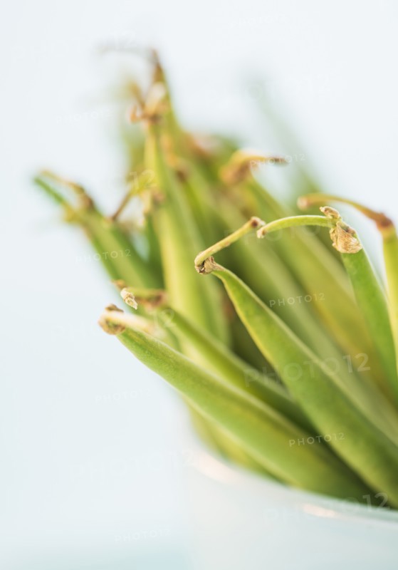 Studio shot of french green beans. Photo: Daniel Grill