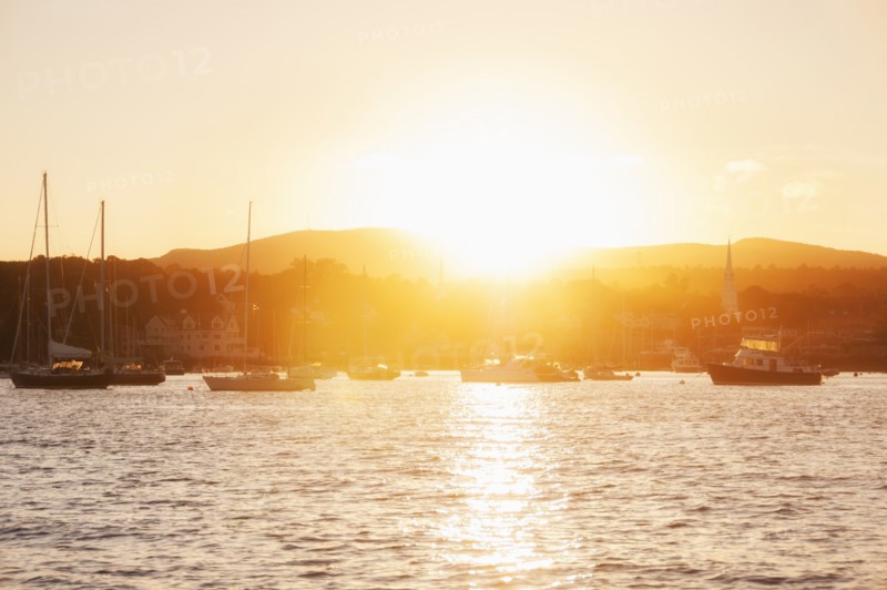 Epic sunset over Camden Harbour. Photo: Daniel Grill