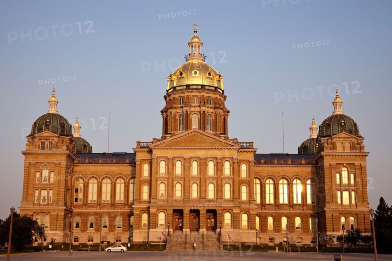 State Capitol Building in Des Moines. Photo : Henryk Sadura