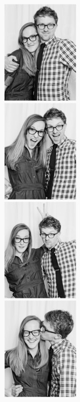 Couple in photo booth. Photo: Jessica Peterson