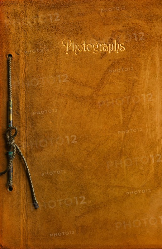 Vintage photo album cover.