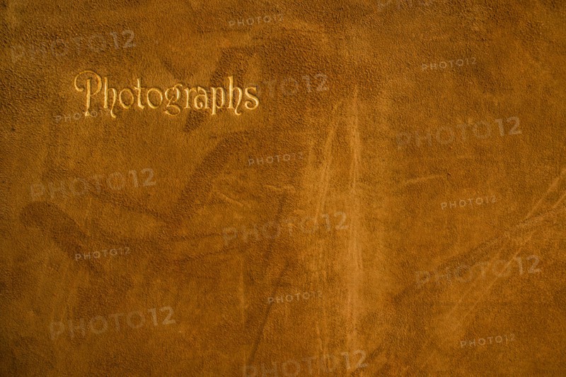 Vintage photo album cover.
