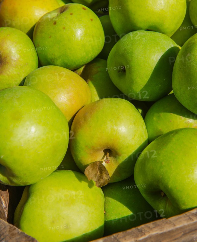 Green apples.