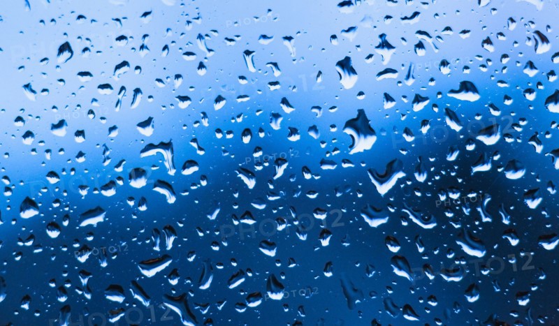 Droplets on window.