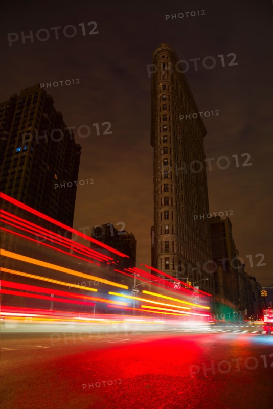 Power loss in downtown during hurricane. New York City, New York.