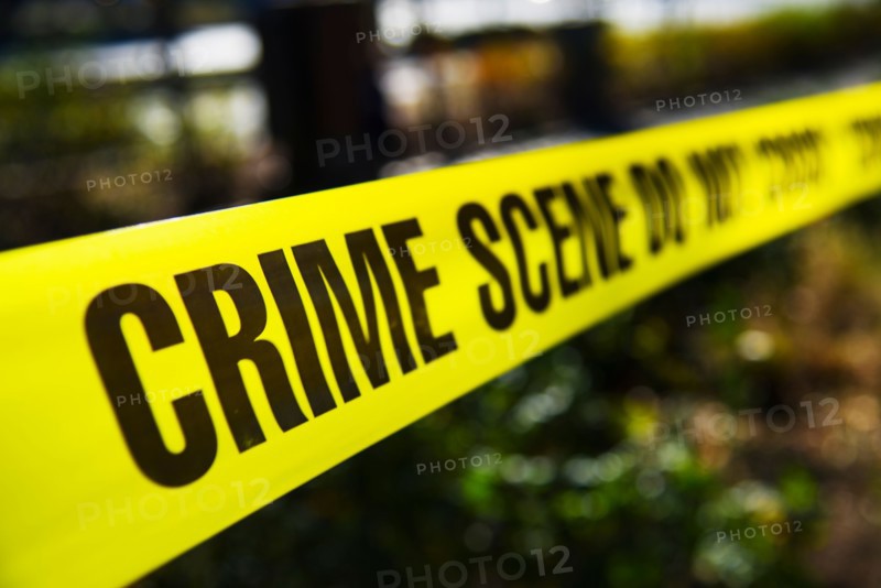 Crime scene barrier tape. New York City, New York.