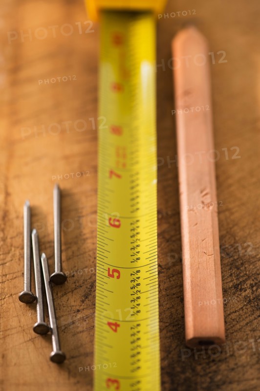 Elevated view of tools