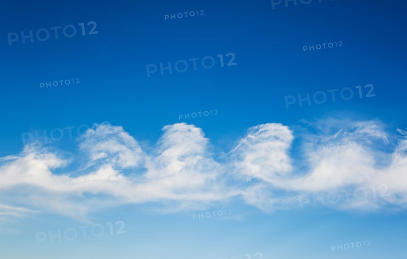 Blue sky with clouds.