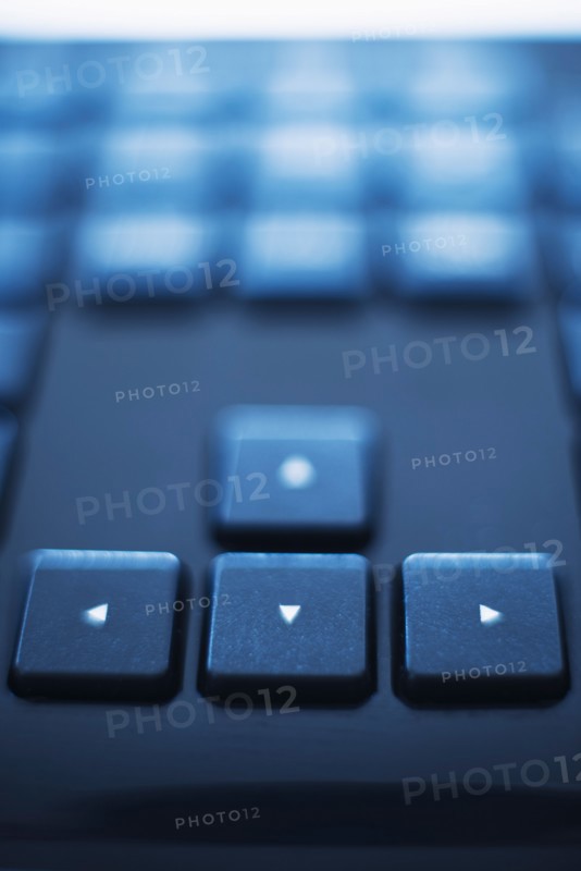 Detail of computer keyboard.