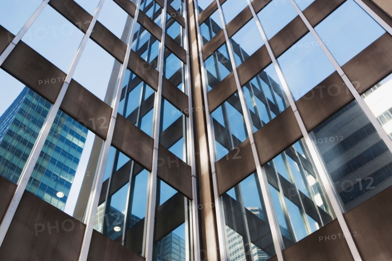 Close up of modern architecture. Photo : Alan Schein