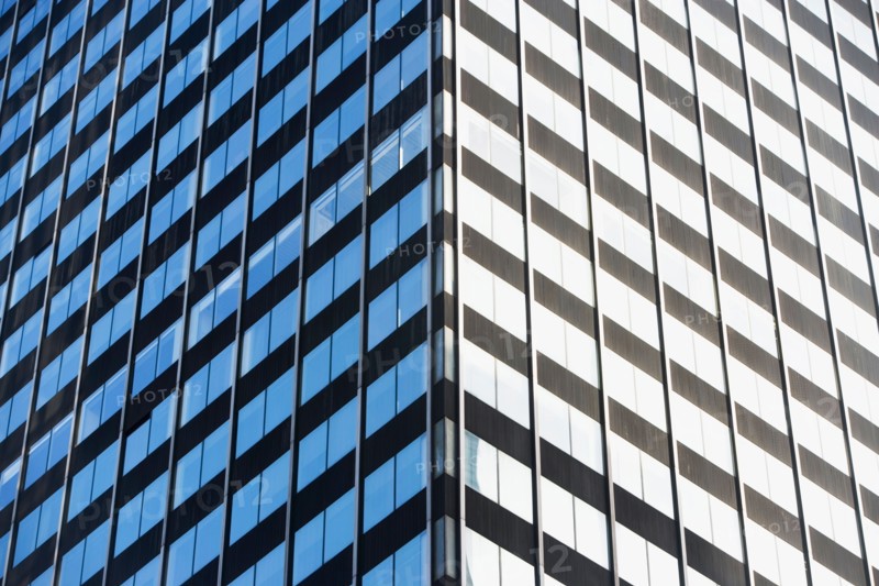 Close up of modern architecture. Photo : Alan Schein