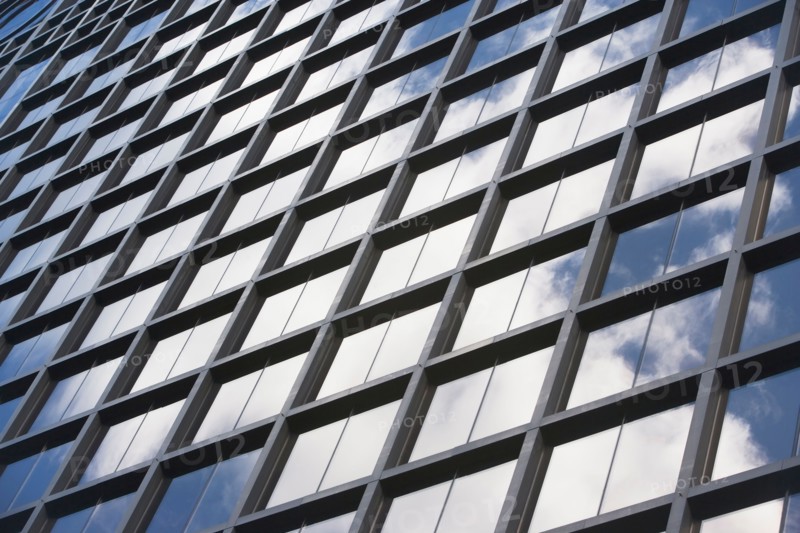 Close up of modern architecture. Photo : Alan Schein