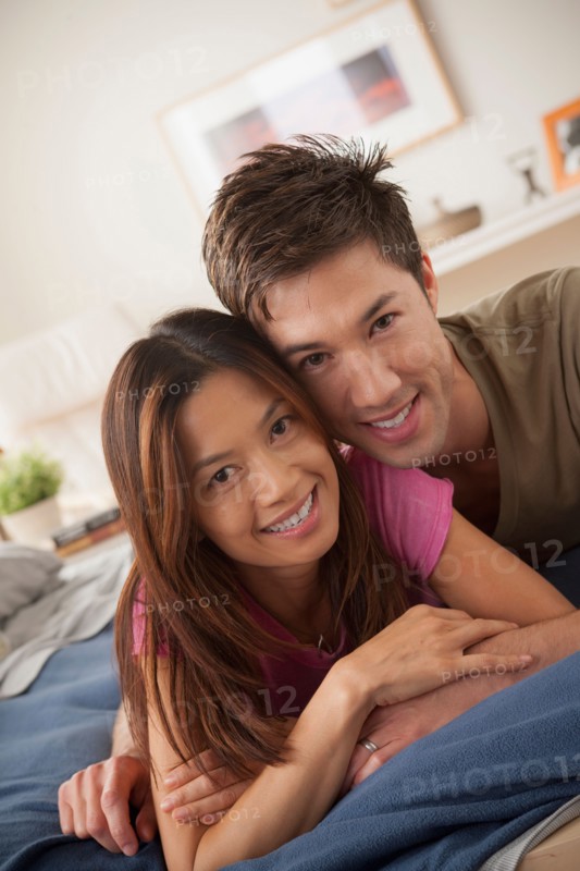 Portrait of happy couple. Photo : Rob Lewine