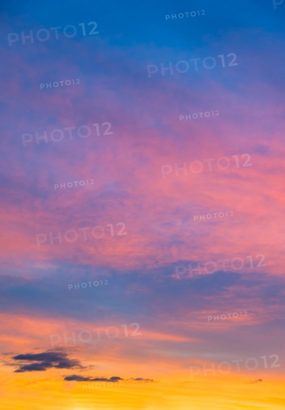 Sunset sky.