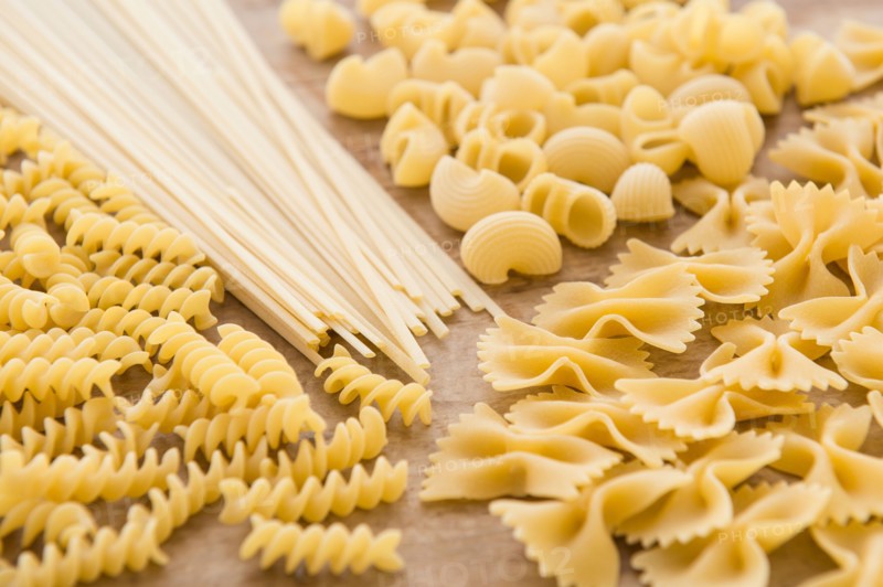 Different types of pasta