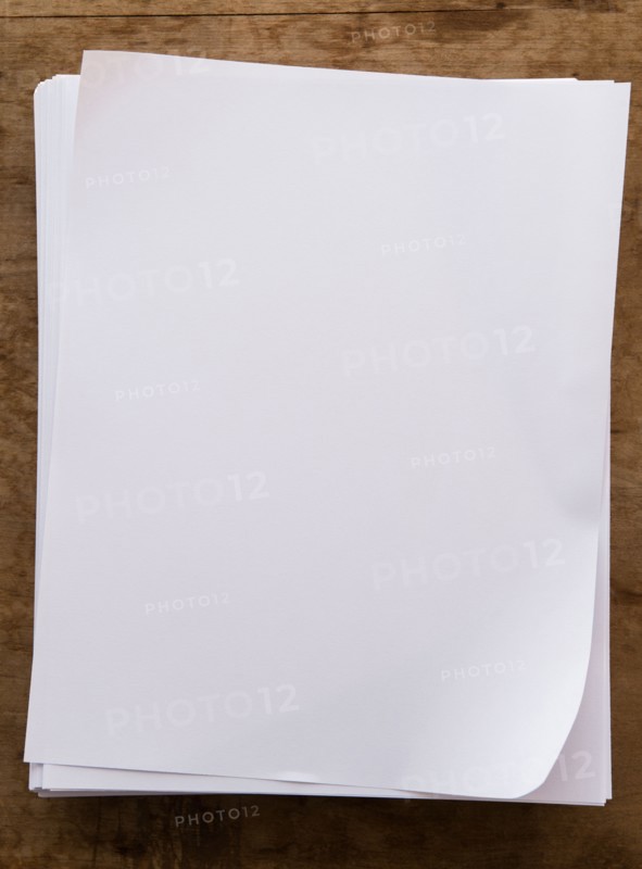 Blank paper pages