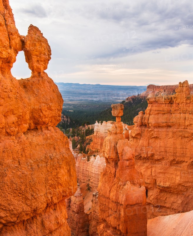 Landscape with cliffs
