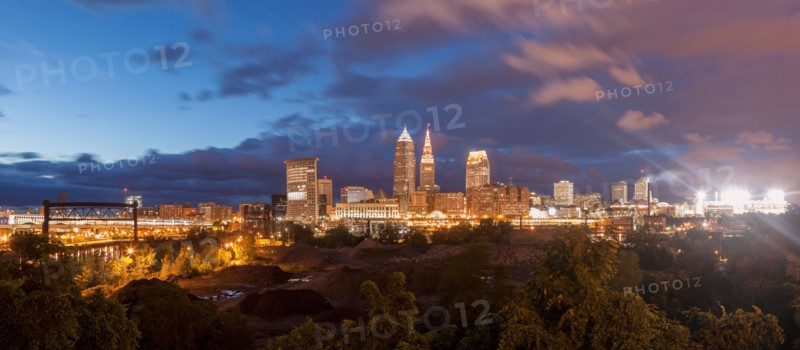 Cityscape at evening