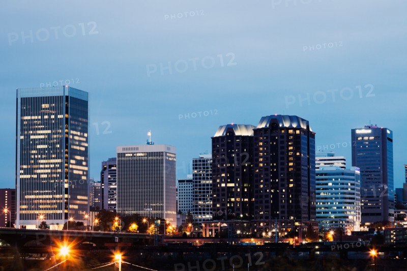 Cityscape at evening