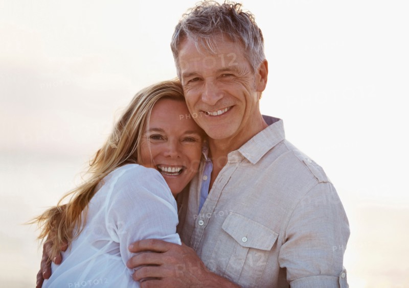 Portrait of happy mature couple