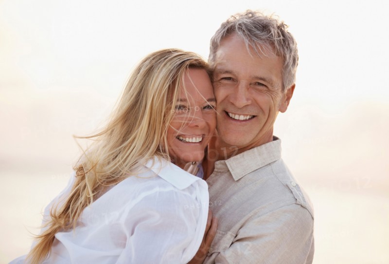 Portrait of happy mature couple