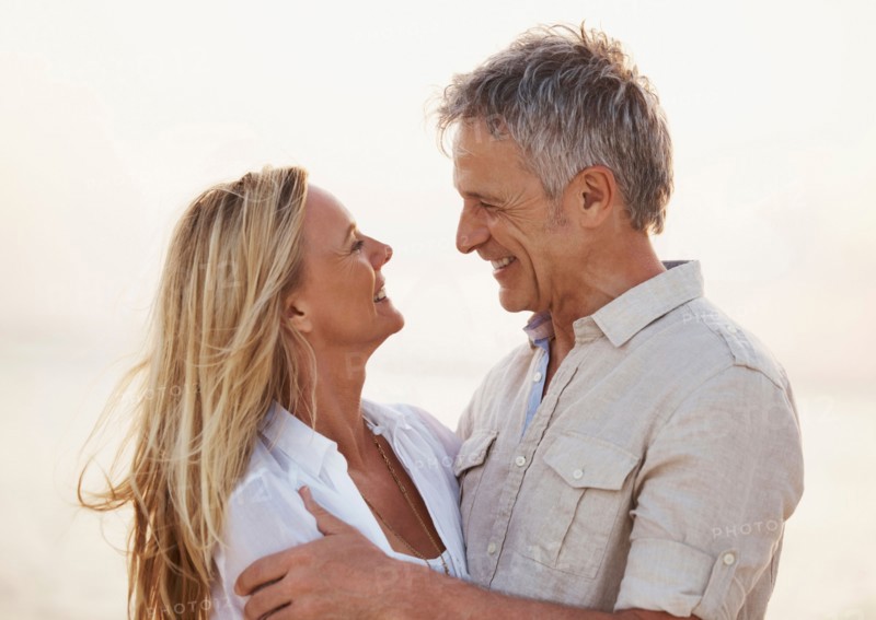 Portrait of happy mature couple