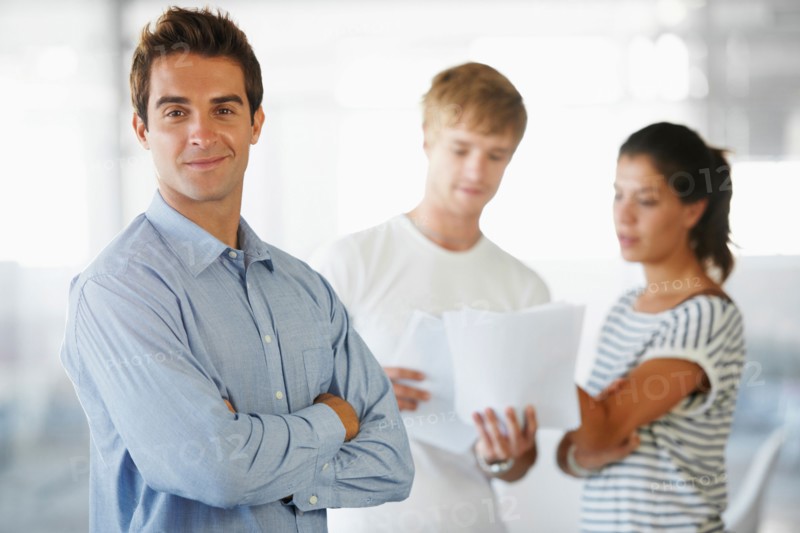 Portrait of coworkers in office