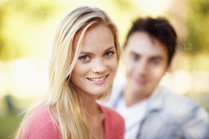 Portrait of young couple