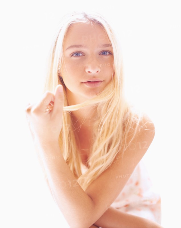 Portrait of teen (16-17) girl