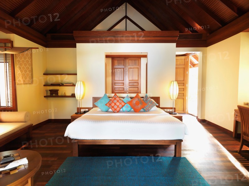 Bedroom in spa resort