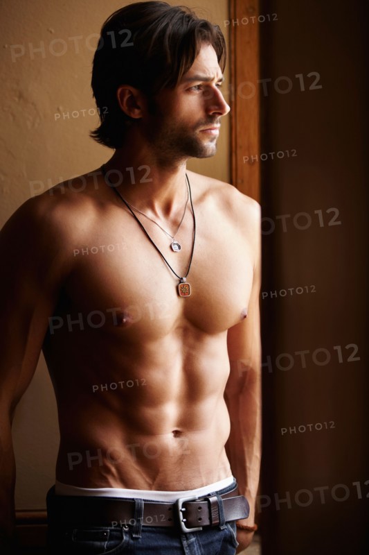 Portrait of muscular man