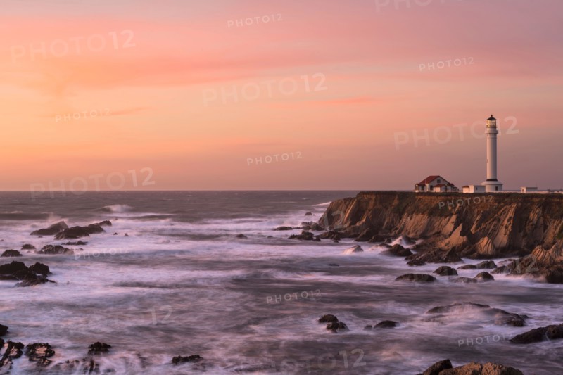 Lighthouse on cliff